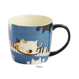 にゃん屋 猫3兄弟 マグカップ 通販 日本製 マグ カップ コップ 猫 3兄弟 キャラクター ねこ ネコ キャラ 陶器 柄 かわいい 可愛い キャット キュート お祝い 記念品 KURO MIKE SHIRO