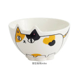 にゃん屋 猫3兄弟 お茶碗 通販 日本製 飯椀 ご飯茶碗 茶碗 茶わん 猫 ねこ ネコ 耳付き キャラクター 猫柄 ネコ柄 食器 可愛らしい キッチン雑貨 かわいい 可愛い キャラ キャット