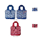 エコバッグ 折りたたみ コンパクト 通販 大容量 マチ付 軽量 コンビニ 用 エコ バッグ 弁当 コンビニバッグ コンビニ弁当 コンビニエコバッグ 猫 ネコ ねこ アニマル 猫三兄弟