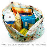 エコバッグ 折りたたみ コンパクト 通販 大容量 マチ付 軽量 コンビニ 用 エコ バッグ 弁当 コンビニバッグ コンビニ弁当 コンビニエコバッグ 猫 ネコ ねこ アニマル 猫三兄弟
