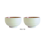 お椀 おしゃれ 2個セット 通販 おわん 汁椀 味噌汁椀 かわいい ボウル 食器 お皿 スープボウル 山中塗 かのりゅう 持ちやすい 滑りにくい スタッキング 天然木 シンプル ナチュラル