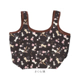 コンビニバッグ 洗える けんばん 通販 レッスンバッグ コンビニバック エコバック エコバッグ レッスンバック コンパクト 持ち運び ネコ ねこ 猫 音楽 鍵盤 ミュージック かわいい