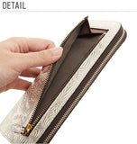 長財布 L字ファスナー Neutral Gray ニュートラルグレイ 通販 レディース 財布 ウォレット 本革 牛革 さいふ サイフ イタリアンレザー 型押し カードポケット フリースペース 薄い 薄型 スリムタイプ ゴールド 金色 おしゃれ かわいい 日本製 スマホ スマートフォン