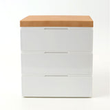 NH home エヌエイチホーム 弁当箱 三段 小さめ 通販 日本製 国産 お重箱 重箱 御重 ランチボックス お弁当箱 三段重箱 15cm 木目 シンプル 無地 運動会 おしゃれ 行楽 スタイリッシュ