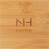 NH home エヌエイチホーム 弁当箱 二段 通販 日本製 国産 お重箱 重箱 御重 ランチボックス お弁当箱 二段重箱 18cm バンブー シンプル 仕切り 仕切りカップ 無地 運動会 おしゃれ