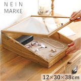 NEIN MARKE ナインマーケ ディスプレイケース 通販 コレクションケース アクセサリーケース アクセサリー収納 ショーケース ケース 収納 ガラス 木製 ジュエリー アクセサリー