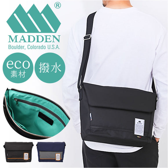 madden equipment フラップ ショルダー NMTC-03 通販 ショルダーバック ショルダーバッグ ワンショルダー フラップショルダー メデン イクイップメント 軽い 軽量 撥水 はっ水 かっこいい