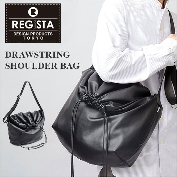 REGISTA レジスタ 巾着 ショルダーバッグ 大容量 通販 巾着バック 巾着バッグ ドローストリングバック ドローストリング ドローストリングバッグ ショルダーバック ショルダー ななめかけ