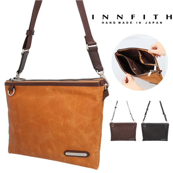 Innfith インフィス サコッシュ レザー 通販 レザーサコッシュ ショルダーバッグ ショルダーバック ショルダー 肩掛け 斜めかけ ななめかけ ななめ掛け かばん カバン 鞄 INNFITH 革