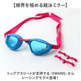 スワンズ swans ゴーグル SR-72NreAB 通販 日本製 スイムゴーグル スイミングゴーグル 水中メガネ 水中眼鏡 透明 クッションあり UVカット 競泳用ゴーグル レーシングゴーグル 曇り止め