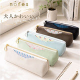 ペンケース スリム かわいい 通販 ペンポーチ おしゃれ 筆箱 ふでばこ 筆入れ nofes NSF1455 大人 学生 学校 デスク 高校生 中学生 女子 女の子 文具収納 小物入れ レディース 女性