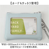 ノフェス リール付きキー＆パスポーチ 通販 nofes NSK1449 パスケース リール付きパスケース 定期入れ ストラップ付 パスポーチ キーケース おしゃれ レディース 大人 可愛い