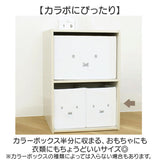 ストレージBOX ハーフサイズ 2個セット 通販 カラーボックス用インナーボックス ぬいぐるみ 収納 収納ボックス 収納ケース 大容量 おもちゃ 衣類 カラーボックス カラボ 子供部屋 グッズ