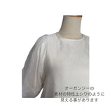 ブラウス オーガンジー レディース 通販 シャツ レディースシャツ レディースブラウス おしゃれ ボリュームスリーブ ボリューム 袖 そで 透け感 レイヤード風 上品 トップス きれいめ