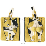 ティッシュポーチ AND PACKABLE 通販 ティッシュ入れ ポーチ ミニポーチ 猫 ねこ ネコ 小物入れ かわいい コスメポーチ ポケットティッシュポーチ メイクポーチ おしゃれ 化粧ポーチ