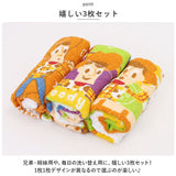 SKATER スケーター おしぼり タオル 3枚セット 通販 キャラクター お手拭きタオル タオル タオルハンカチ ハンカチ 保育園 キッズ 子供 こども 子ども 男の子 女の子 運動会 遠足 公園