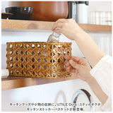 ユティルオクタ キッチンストッカーバスケット 通販 UTILE Octa バスケット カゴ かご 籠 キッチンバスケット キッチン収納 ナチュラル 小さい ミニ 持ち手 台所 収納 小物収納 洗える