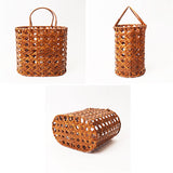 UTILE 洗えるバスケット 通販 かご バスケット 持ち手付き ハンドル付き カゴ 八つ目編み 籠 洗える バッグバスケット 収納 おしゃれ PPラタン ナチュラル 北欧 オシャレ シンプル