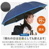 長傘 65cm 晴雨兼用 通販 メンズ レディース OUTDOOR PRODUCTS アウトドアプロダクツ 傘 UVカット 裏PUコーティング 遮光率 99％以上 大きめ 男女兼用 日傘 日焼け対策 暑さ対策 通勤