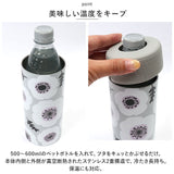ペットボトルホルダー 保冷 通販 ペットボトルクーラー ペットボトルカバー ケース ペットボトル クーラー 保冷 タンブラー 真空 軽量 断熱 北欧 暑さ対策 ステンレス おでかけ ひんやり