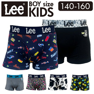 ボクサーブリーフ キッズ Lee 33268 通販 ボクサーパンツ ボクサーショーツ 前開き 前あき ブランド リー 小学生 中学生 男子 男の子 ボーイズ おしゃれ ストレッチ 下着 アンダーウェア