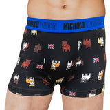ボクサーパンツ メンズ 通販 ミチコロンドン MICHIKO LONDON ボクサーブリーフ パンツ 下着 ブリーフ 前閉じ ボクサー ブランド 紳士下着 紳士肌着 高校生 大学生 中学生 男子 ジュニア