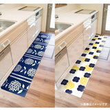 キッチンマット 拭ける 180 通販 北欧 風 おしゃれ 180cm 180センチ 台所マット 約 45×180 pvc マット 撥水 掃除 お手入れ簡単 クッションマット 台所用品 ロング 拭くだけ 掃除 簡単