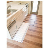 キッチンマット 45×120 通販 台所 敷物 マット カーペット 北欧風 欧風 拭ける 防水 撥水 はっ水 室内 滑り止め シンプル カジュアル ボーダー モダン かわいい おしゃれ 雑貨