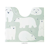 トイレマット 北欧 おしゃれ 通販 拭けるトイレマット 抗菌 防臭 はっ水 撥水 ふける 拭ける 清潔 やわらか ぷにぷに 洗濯不要 冷え対策 滑り止め PVC OKATO オカトー トイレ用品