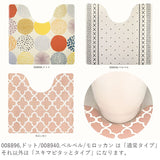 トイレマット 北欧 おしゃれ 通販 拭けるトイレマット 抗菌 防臭 はっ水 撥水 ふける 拭ける 清潔 やわらか ぷにぷに 洗濯不要 冷え対策 滑り止め PVC OKATO オカトー トイレ用品