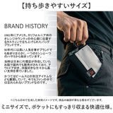 Overland ミニウォレット 通販 財布 ウォレット メンズ L字型 小銭入れ お札入れ WALLET おしゃれ イベント ミニ財布 コンパクト カードポケット カラビナ付き アウトドア フェス