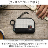 Overland ミニウォレット 通販 財布 ウォレット メンズ L字型 小銭入れ お札入れ WALLET おしゃれ イベント ミニ財布 コンパクト カードポケット カラビナ付き アウトドア フェス