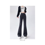 フレアパンツ レディース 通販 ベルボトムパンツ ロングパンツ カジュアルパンツ 長ズボン ズボン パンツ ロング丈 ハイウエスト ウエストゴム パンタロン カジュアル 無地 シンプル 女性