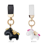 馬キーホルダー 通販 馬蹄キーホルダー バッグチャーム レザーキーリング レディース 車の鍵スマートキー 合成皮革小物 軽量薄型 縁起物うま 母の日プレゼント 父の日ギフト