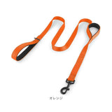 犬 リード サブハンドル 通販 ダブルハンドル 反射ストラップ しつけ訓練用 小型犬用 中型犬用 丈夫 ナイロン いぬ イヌ 夜間散歩安全 サブグリップ 絡まりにくい 愛犬コントロール