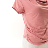 Tシャツ オフショルダー レディース 通販 tシャツ レディースTシャツ シャツ レディースtシャツ カットソー プルオーバー ドレープ ドレープネック オフショル 肩出し 春 夏 大人