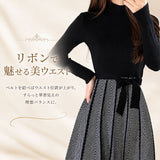 ワンピース 長袖 きれいめ 通販 フォーマルワンピース フォーマル 長袖ワンピース プリーツ おしゃれ シンプル かわいい 大人可愛い 通勤 無地 謝恩会 秋冬 結婚式 20代 30代 40代 50代