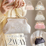 パーティーバッグ 2way 通販 クラッチバッグ ショルダーバッグ 結婚式 パーティ がま口バッグ ハンドバッグ バック おしゃれ オシャレ がま口 肩掛け ショルダー 斜めがけ 二次会 披露宴