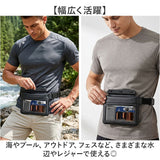 防水ポーチ ウエストバッグ メンズ 通販 防水 ポーチ ウエストバック ウエストポーチ スマホポーチ 小物入れ 防水ケース ケース 水中ケース 防水携帯ケース 透明 クリア ストラップ
