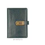 システム手帳 A5 鍵付き 通販 システム 手帳 スケジュール帳 日記帳 ビジネス手帳 スケジュール手帳 メモ帳 リングタイプ 6穴 バインダー ノート ペンホルダー 合成皮革 フェイクレザー
