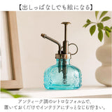 霧吹き 観葉植物 通販 ガラス霧吹き スプレーボトル スプレー容器 ガラス製 鉢植え 水やり 花 植物 多肉植物 おしゃれ かわいい ガーデニング 園芸 掃除 小さめ 室内 屋外 オシャレ