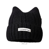 ニット帽 猫耳 レディース 通販 猫耳ニット帽子 ニットキャップ キャットハット 防寒 あったか 耳まで隠れる ねこみみニット ねこ耳 ビーニー ニット帽子 室内用帽子 スノーボード スキー