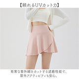 テニススコート 通販 テニススカート ゴルフウェア インナー付 吸汗速乾冷感 ミニスカート ポケット付き おしゃれ フィットネス チアダンス衣装 スコート ボトムス かわいい