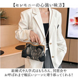 パーティーバッグ クラッチバッグ 通販 クラッチバック ショルダーバッグ おしゃれ 結婚式 パーティー がま口 肩掛け ショルダー ハンドバッグ バック 斜めかけ きれいめ 上品 フォーマル