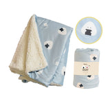 ぎゅっとおにぎりさん ブランケット 通販 膝掛け ひざ掛け 腰巻き ポンチョ ハーフケット お昼寝ケット 冬 ふわふわ 暖かい あったかい 防寒 大人 子供 キャラクター 可愛い おしゃれ