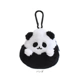 ぎゅっとおにぎりさん ポーチ 通販 カラビナポーチ カラビナ付きポーチ マスコット 小物入れ アクセサリーポーチ イヤホンケース スマートキーケース 小さめ かわいい もふもふ