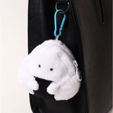 ぎゅっとおにぎりさん ポーチ 通販 カラビナポーチ カラビナ付きポーチ マスコット 小物入れ アクセサリーポーチ イヤホンケース スマートキーケース 小さめ かわいい もふもふ