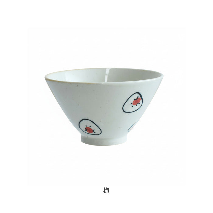 ぎゅっとおにぎりさん 茶碗 通販 日本製 波佐見焼 お茶碗 ご飯茶碗 茶わん ライスボウル かわいい おしゃれ キャラクター 可愛い 子供 キッズ 子ども こども 大人 女子 電子レンジ対応