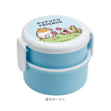 SKATER スケーター 弁当箱 お弁当箱 ランチボックス キャラクター 抗菌 丸型 2段 通販 二段 小さめ ランチ容器 500ml ランチグッズ ランチＢＯＸ 子供 子ども こども 園児 子供用 キッズ