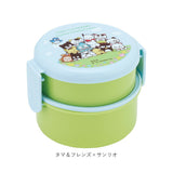 SKATER スケーター 弁当箱 お弁当箱 ランチボックス キャラクター 抗菌 丸型 2段 通販 二段 小さめ ランチ容器 500ml ランチグッズ ランチＢＯＸ 子供 子ども こども 園児 子供用 キッズ
